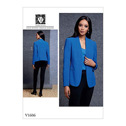 Vogue V1606A5 Women's Lined Jacket and Close Fitting Pants Sewing Patterns, Sizes 6-14