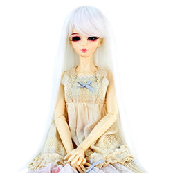 Synthetic Long Straight 8-9 Inch 1/3 BJD Wig MSD DOD Pullip Dollfie Doll Wig Handmade Hair Accessories