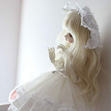 HMANE BJD Dolls Clothes 1/4, White Tutu Skirt Fluffy Dress Clothes Outfit for 1/4 BJD Dolls (No Doll)