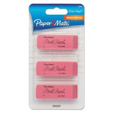 Paper Mate Products - Paper Mate - Pink Pearl Eraser, Medium, 3/Pack - Sold As 1 Pack - Classic