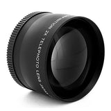 Canon EOS Rebel T6 Digital SLR Camera Kit + EF-S 18-55mm f/3.5-5.6 is II Lens + Pro .58x & 2.2X