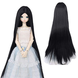 AIDOLLA 9-10 Inch 1/3 BJD SD Doll Wig- Girls Gift Temperature Synthetic Fiber Long Curly Synthetic Hair