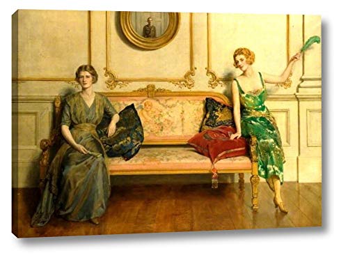 Sacred and Profane Love by John Collier - 7" x 10" Gallery Wrap Giclee Canvas Print - Ready to Hang