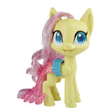 My Little Pony Fluttershy Potion Dress Up Figure -- 5-Inch Yellow Pony Toy with Dress-Up Fashion Accessories, Brushable Hair and Comb