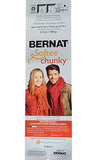 Bernat Softee Chunky Yarn, Super Bulky #6, 3 Skeins Grey Heather 28046 Bundle