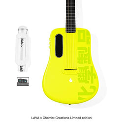 LAVA ME 2 Limited 36 inch Carbon Fiber Guitar with effects Acoustic Electric Guitar includes Bag Strap and Picks (FreeBoost-Green Chaud)