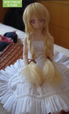 1/3 SD DOD BJD Dress Skirt Outfit Lolita Doll Dollfie Luts / 5 Colors to Choose / White