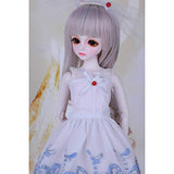 MEESock BJD Dolls Clothes Accessories, Sky Blue Lace Dress for 1/3 1/4 1/6 SD Dolls (No Doll),1/6