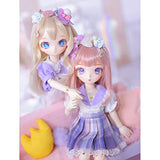 MEShape Cute 1/6 BJD Doll Full Set 31cm Ball Jointed SD Dolls Fashion Cosplay Doll, Resin Mini Doll Surprise Gift, Two Styles for You to Choose,A