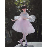 BJD Dolls 1/4 Ballet Girl SD Doll Advanced Resin Ball Jointed Doll with Full Set Clothes Shoes Wig Makeup Accessories, DIY Fashion Gift,Pink