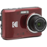 Kodak PIXPRO Friendly Zoom FZ45-RD 16MP Digital Camera with 4X Optical Zoom 27mm Wide Angle and 2.7" LCD Screen (Red)