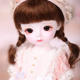 HGCY BJD Doll 26CM/10.2Inch Cream Marshmallow Fashion Girl Dolls Ball Jointed Dolls Full Set for Birthday Gift Dolls Collection Accessories Set Girls Toys for Birthday