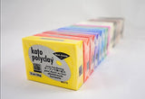 Kato Polyclay 2oz Assor. Color Set, 18pc - Now With Neon Pink!