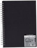 Daler - Rowney A4 Paper Portrait Spiral Book - Black