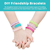 Lynncare Friendship Bracelet Making Kit for Girls, DIY Braided Rope Kids Jewelry Making Kit Craft Toys for 6 7 8 9 10 11 12 Years Girls, Travel Activity Set, for Teens Girl