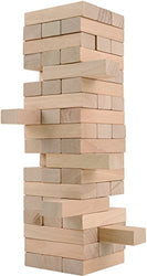 CoolToys Timber Tower Wood Block Stacking Game – Original Edition (48 Pieces)