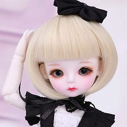 HGFDSA Fully Poseable Doll 3D Eyes Deluxe Collector Doll 1/6 Scale Ball Jointed Doll Articulated 10 Inch BJD Fully Poseable Fashion Doll
