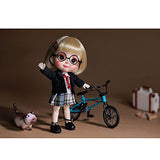 KSYXSL 1/12 BJD Dolls 13.5Cm 5.3" Deluxe Collector Doll Ball Jointed Doll with Full Set Clothes Socks Shoes Wig Makeup Glasses, Best Gift for Girls (Gift Wrapped)