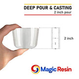 Deep Pour Epoxy Resin for River Table | 3/4 Gallon (2.85 L) | 2'' Deep Pour & Casting Epoxy Resin Kit | Low VOC & Low Odor | for River Tables, Deep Pour, Casting, Molding, Jewelry, Crafting & More