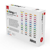 KINGART 445-48 Set of 48 Dual TIP Brush PENS 48 Piece