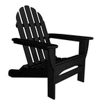 POLYWOOD AD5030BL Classic Folding Adirondack, Black