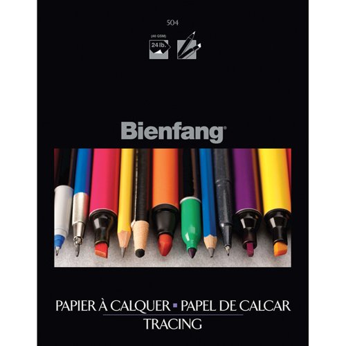 Bienfang 9-Inch by 12-Inch Tracing Paper Pad, 50 Sheets