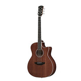 Orangewood Rey Grand Auditorium Cutaway Acoustic Guitar with Mahogany Top, Ernie Ball Earthwood Strings, and Premium Padded Gig Bag Included