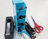School Desk Pen Caddy Organizer - 4 Piece Set School Equipment Storage Holder for Students,