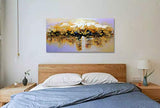 Tiancheng art, 24X48 Inch Abstract Art Hand Painted Oil Painting Acrylic Canvas Wall Art Living room Bedroom Decoration