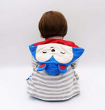 Binxing Toys Reborn Toddlers 24inch Boy Brown Hair Blue and Red Stripe Monkey Pattern Outfit Adorable Realistic Cute Baby for Child Age 5+ (Monkey)