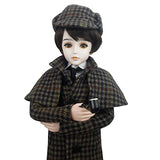 Full Set Sherlock Holmes Detective Doll 1/3 BJD doll male 23in 17" 57cm