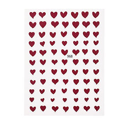 Love Heart 3D Nail Art Design Sticker Decal Decals Flower Nail Stickers DIY Nail Polish Nail Adhesive Stickers Nail Tattoos Nail Applique Nail Stickers Decoration