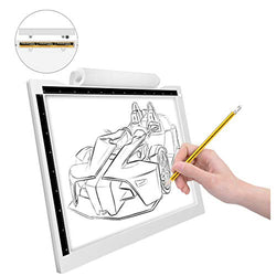 A4 Light Box for Tracing Diamond Painting Battery Power 5600 Lux Dimmable LED Artcraft Tracing Light Pad for Artists Drawing Animation X-ray Viewing (Light Box)