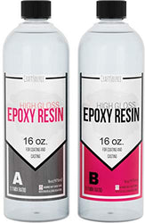 Epoxy Resin Kit for Art, Coating, Casting, Painting, Jewelry, and Molds - 32oz Crystal Clear