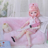 Olaffi BJD Doll 1/6 SD 10 Inch 15 Ball Jointed Doll DIY Toys with Full Set Clothes Shoes Wig Makeup Best Gift for Christmas