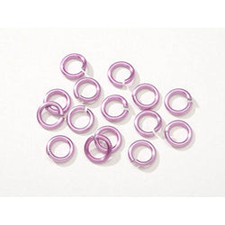 Darice BG1012 Jump Ring Aluminum Bumblegum 7.25 inch, Pink, 150 Pieces