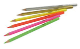Jolly Supersticks Premium European Metallic and Neon Colored Pencils with Tin Carrying Case; Set of 24; Perfect for Adult and Kids Coloring
