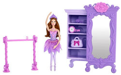 Barbie Pink Shoes Purple Armoire Furniture Set