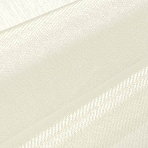 Ivory Mirror Organza Fabric 58"/60" Wide – 100 Yards By Roll (FB)