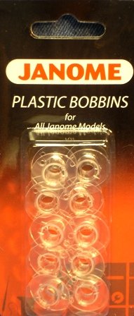 Janome Plastic Bobbins for All Janome Home Use Models