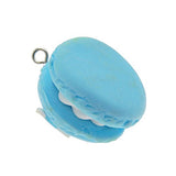 JJG Handmade 20pcs Mix Polymer Clay Cute Macaroon Bowknot Charms Pendant for DIY Keychain
