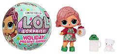 LOL Surprise Holiday Present Surprise Doll Dreamin’ B.B. with 7 Surprises, Collectible Dolls, Limited Edition, Holiday Theme- Great Gift for Girls Age 4+