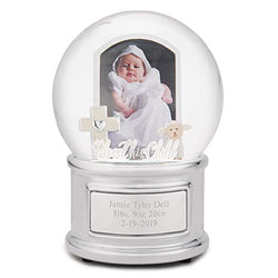 Things Remembered Personalized Musical Bless This Child Photo Snow Globe with Engraving Included