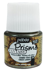 Pebeo Fantasy Prisme Paint 45ml, Green Umber