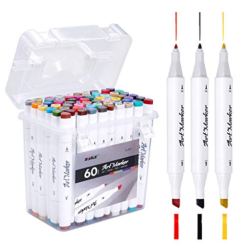 Kaisercraft Kaisercolour Art Markers 60 Pack Quick Dry Alcohol Ink