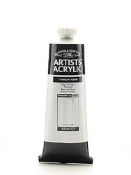 Winsor & Newton Artists' Acrylic Colours titanium white 60 ml 644 [PACK OF 2 ]