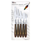 US Art Supply 5 Piece Palette Knife Set