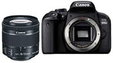 Canon EOS 800D (Rebel T7i) DSLR Camera with 18-55mm STM Lens Photo-Video Creator Bundle + Premium Bundle Including 64GB Memory, Microphone, LED Light, Stabilization Grip, Software Package, Bag & More