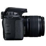 Canon EOS 4000D DSLR Camera with 18-55mm f/3.5-5.6 Zoom Lens, 64GB Memory,Case, Tripod and More (28pc Bundle)