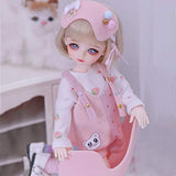 ZDD 10.55 inch Loli Type BJD Dolls 1/6 Girl Dress-Up Doll Toys with Full Set Clothes Shoes Sock Wig Makeup, Best New Year Gift for Kids/Girls/Boys/Ayane